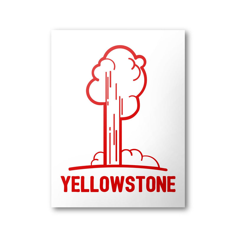 Yellowstone National Park Poster | National Park Print - Albion Mercantile Co.