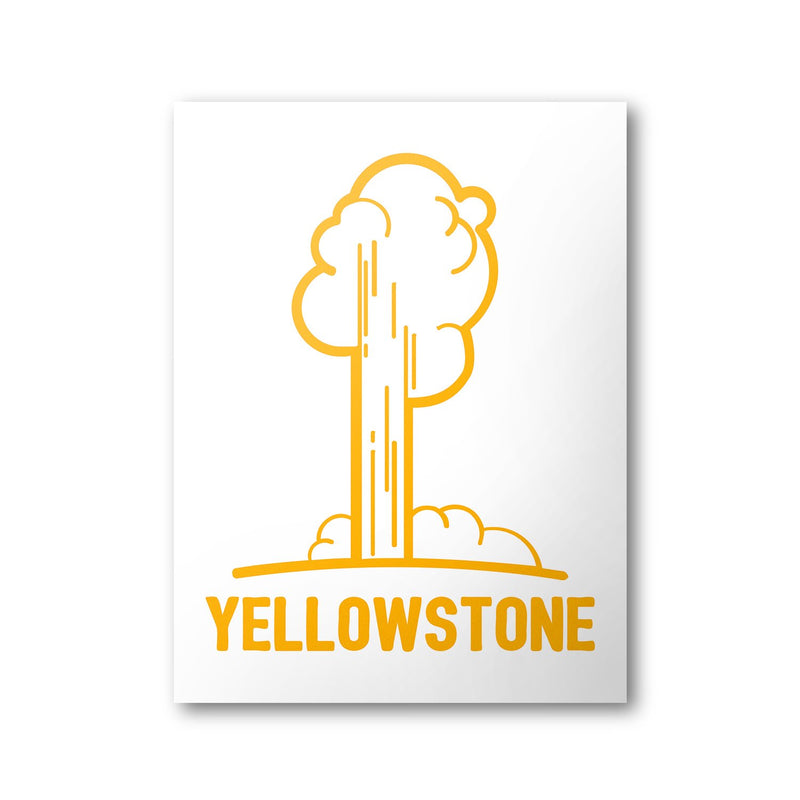 Yellowstone National Park Poster | National Park Print - Albion Mercantile Co.