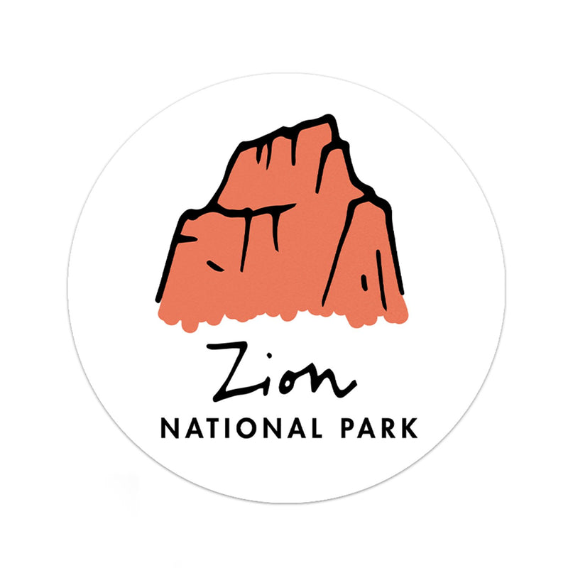 Zion National Park Sticker - Albion Mercantile Co.