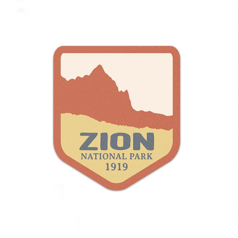 Zion National Park Sticker | National Park Decal - Albion Mercantile Co.