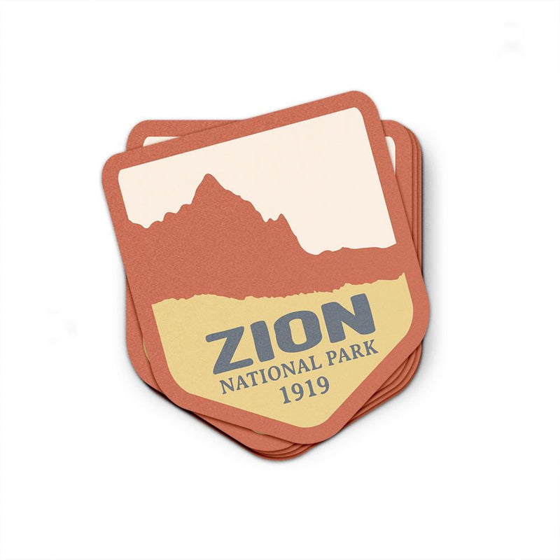 Zion National Park Sticker | National Park Decal - Albion Mercantile Co.