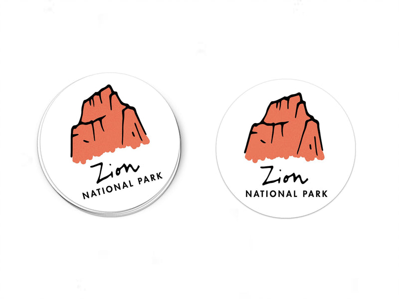 Zion National Park Sticker - Albion Mercantile Co.