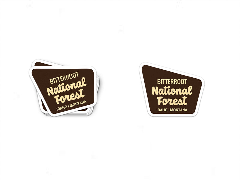 Bitterroot National Forest Sticker