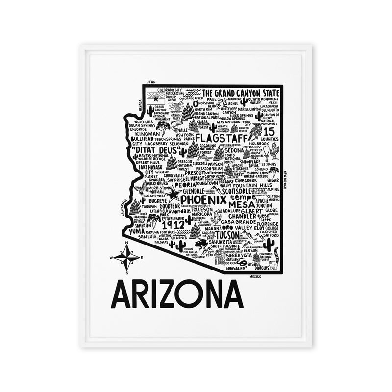 Arizona Framed Canvas Print