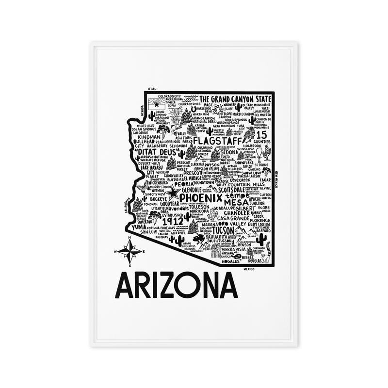 Arizona Framed Canvas Print