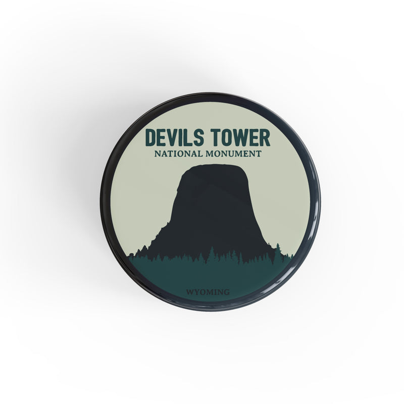 Devils Tower National Monument Button Pin