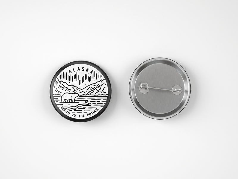 Alaska Button Pin