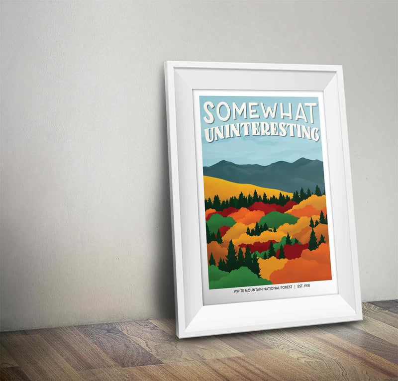 White Mountain National Forest Poster | Subpar Parks Poster
