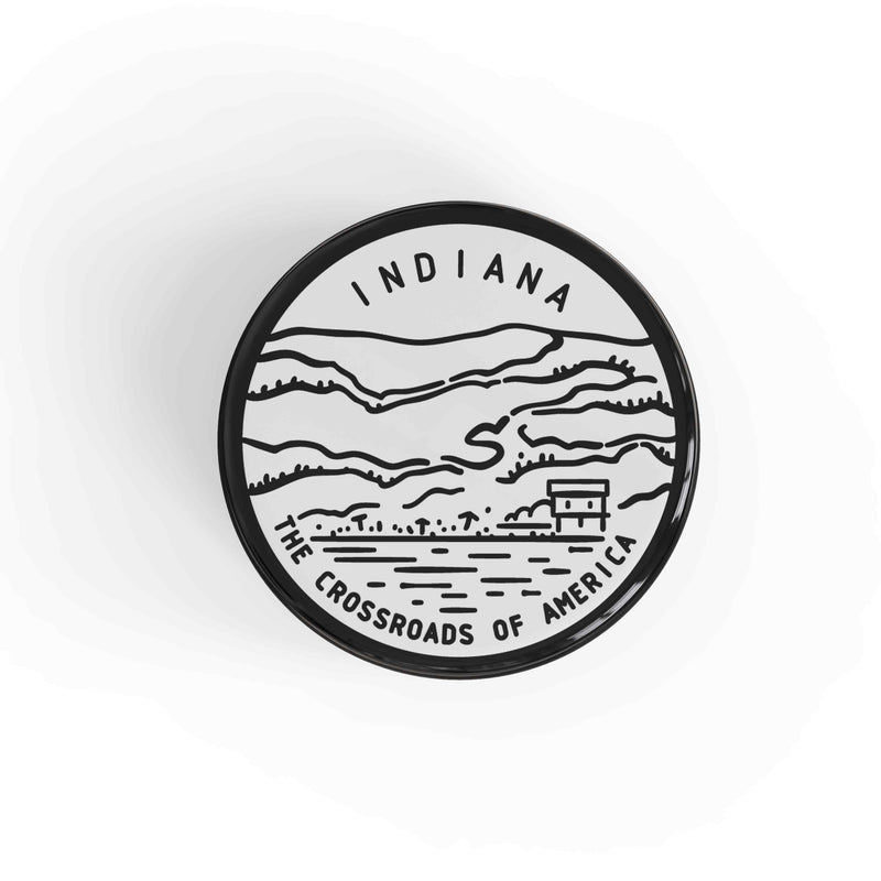 Indiana Button Pin