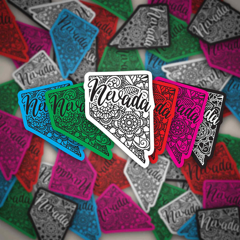 Nevada Sticker | Bumper Sticker | Bottle Sticker | Travel Sticker | Laptop Sticker | Waterproof Sticker | Vinyl Sticker | Decal | 3.5"