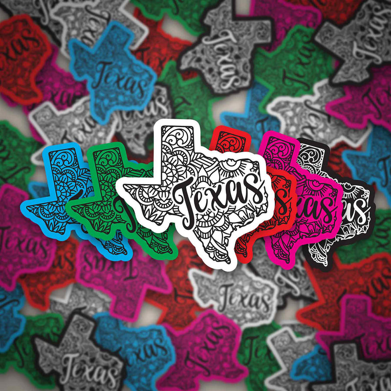 Texas Sticker | Bumper Sticker | Bottle Sticker | Travel Sticker | Laptop Sticker | Waterproof Sticker | Vinyl Sticker | Decal | 3.5"