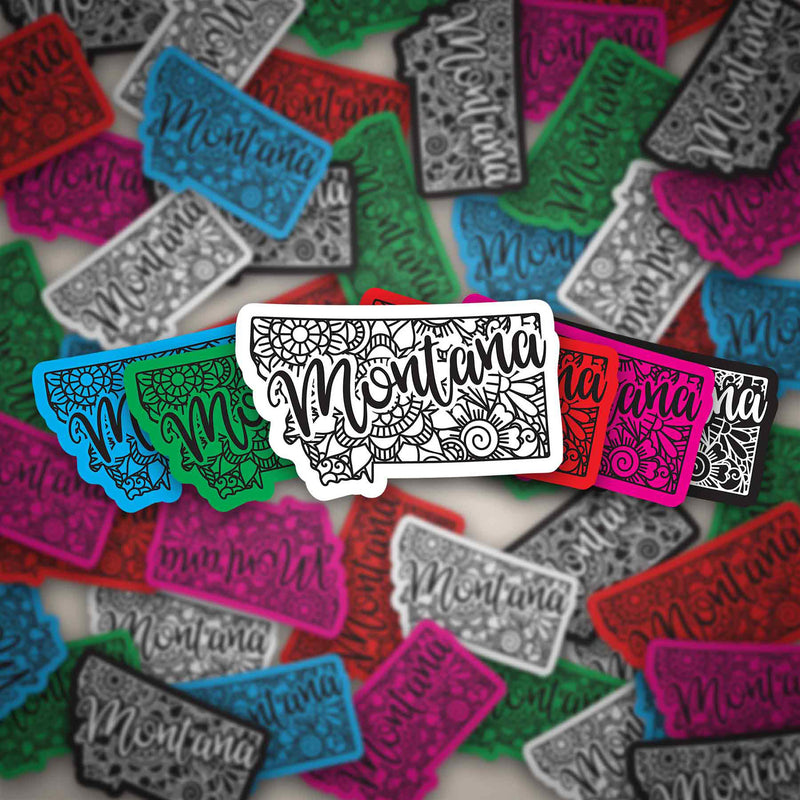 Montana Sticker | Bumper Sticker | Bottle Sticker | Travel Sticker | Laptop Sticker | Waterproof Sticker | Vinyl Sticker | Decal | 3.5"